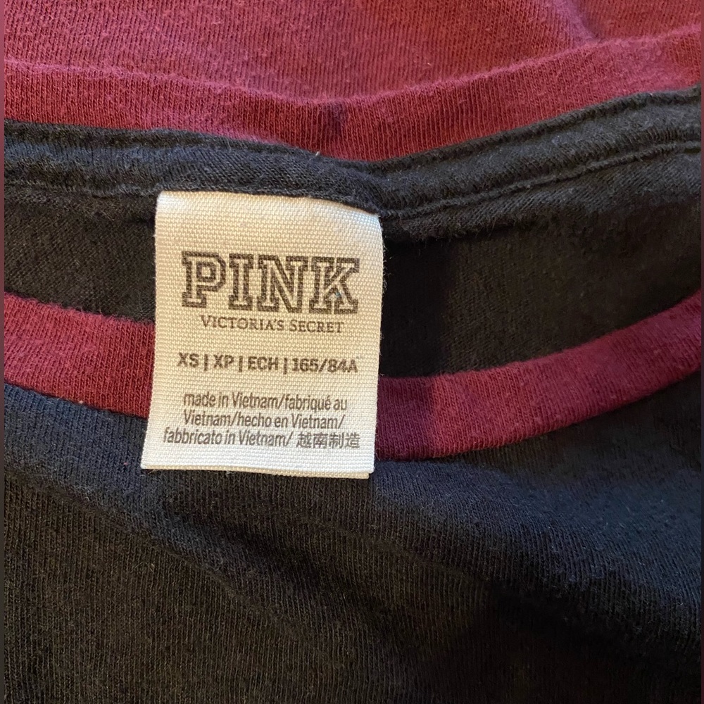 Pink Victoria’s Secret tee shirt